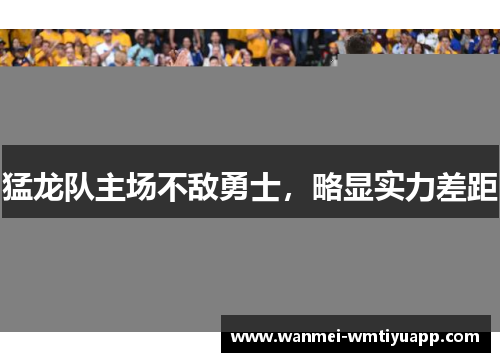 猛龙队主场不敌勇士，略显实力差距